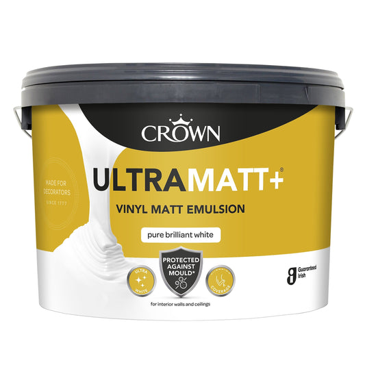 Crown Ultramatt+ Brilliant White Review: Ultra Flat Matt Paint with Mould Protection (Complete Guide)