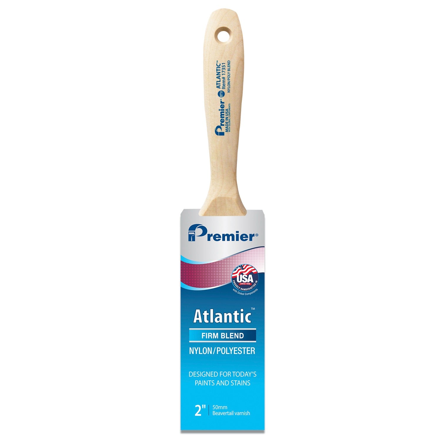 2" Premier Atlantic Beavertail Paint Brush