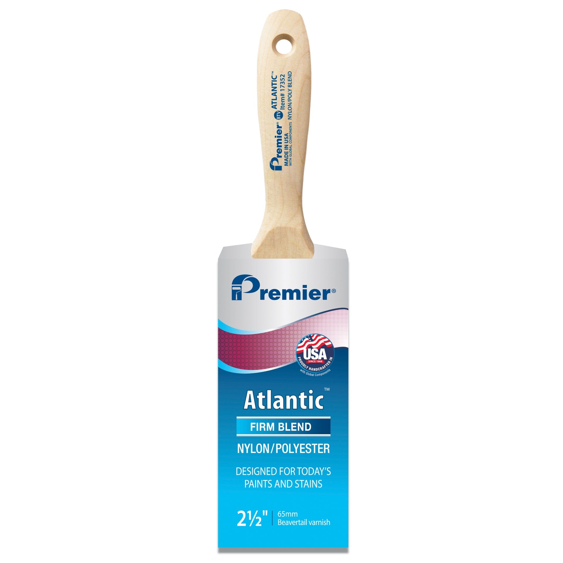2.5" Premier Atlantic Beavertail Paint Brush