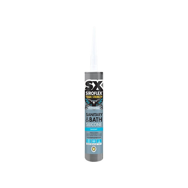 Siroflex Trade Strength Professionals Sanitry & Bath Silicone 310ml