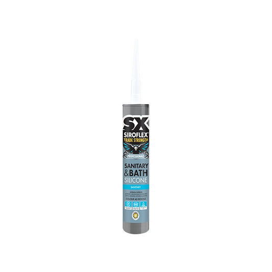 Siroflex Trade Strength Professionals Sanitry & Bath Silicone 310ml