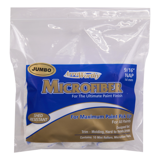 Arroworthy Push Fit Jumbo 9/16" Roller Sleeve 4" - Pack Of 3