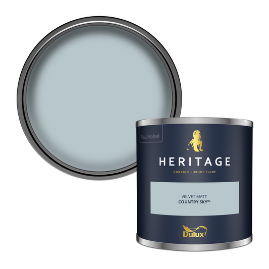 125ml Dulux Heritage Sample Pot Country Sky