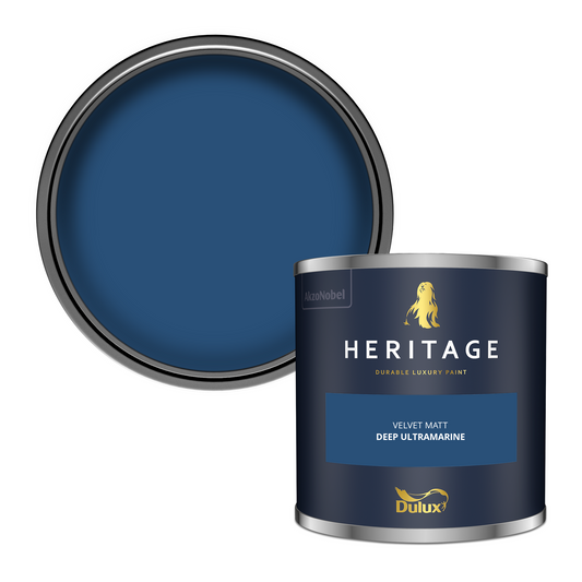 125ml Dulux Heritage Sample Pot Deep Ultramarine