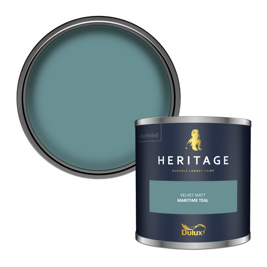 125ml Dulux Heritage Sample Pot Maritime Teal