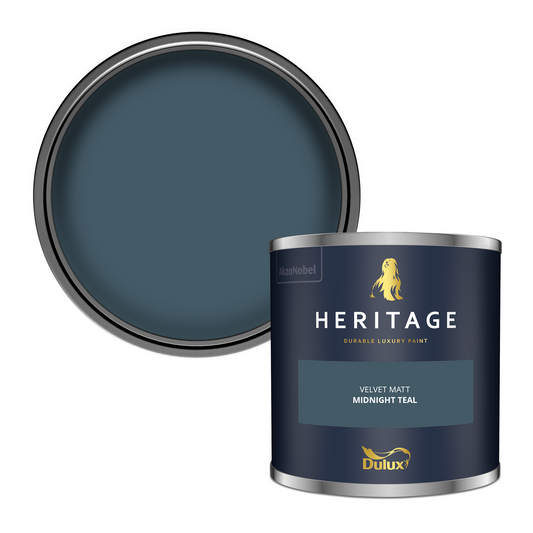 125ml Dulux Heritage Sample Pot Midnight Teal