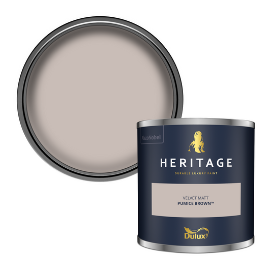 125ml Dulux Heritage Sample Pot Pumice Brown