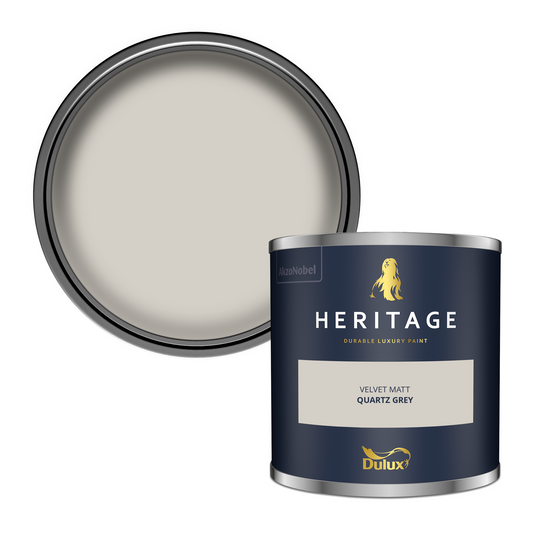 125ml Dulux Heritage Sample Pot Quartz Grey