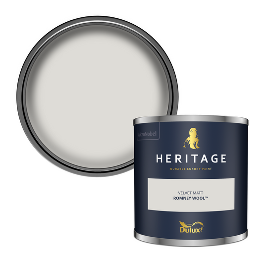 125ml Dulux Heritage Sample Pot Romney Wool