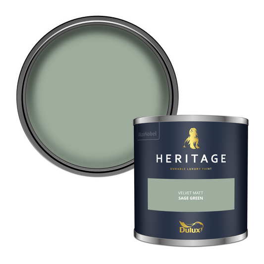 125ml Dulux Heritage Sample Pot Sage Green