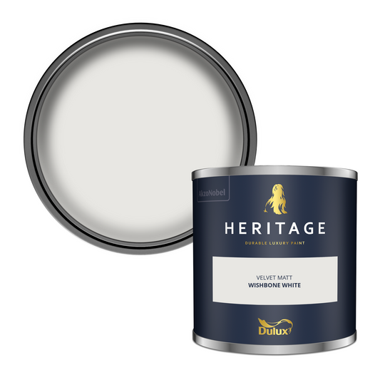 125ml Dulux Heritage Sample Pot Wishbone White