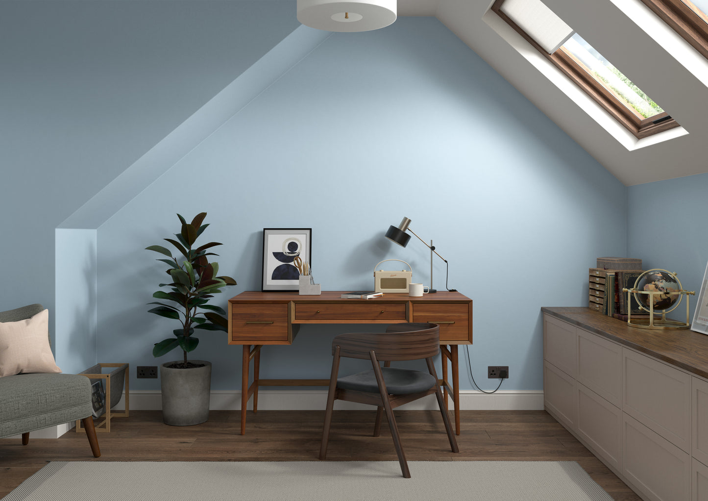 125ml Dulux Heritage Sample Pot Blue Ribbon