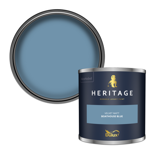 125ml Dulux Heritage Sample Pot Boathouse Blue