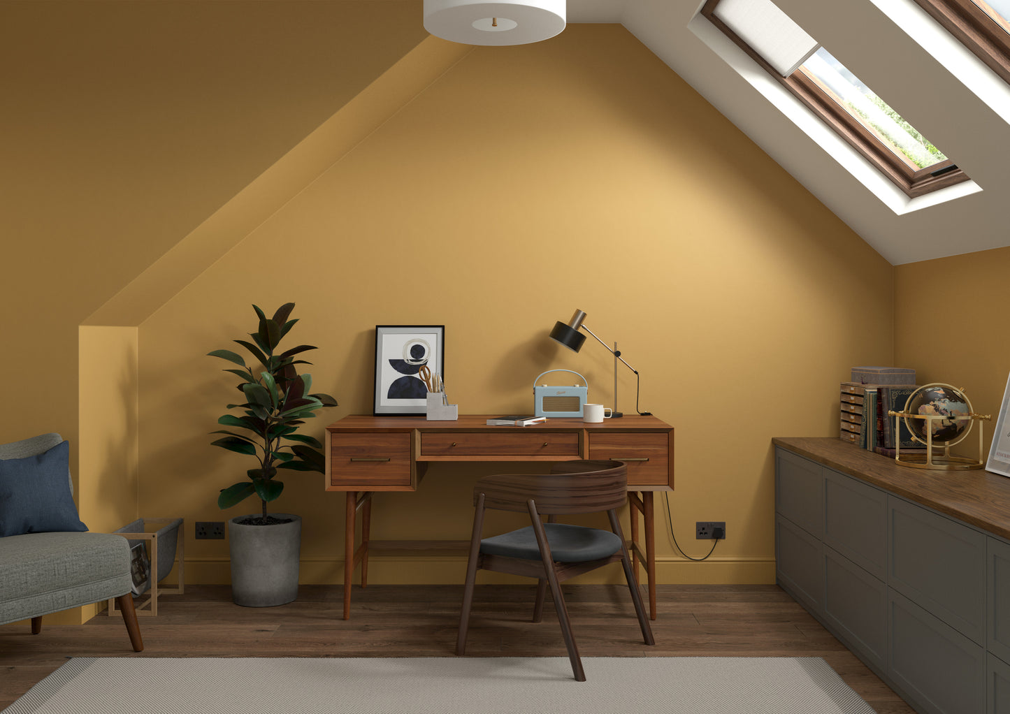 125ml Dulux Heritage Sample Pot Brushed Gold