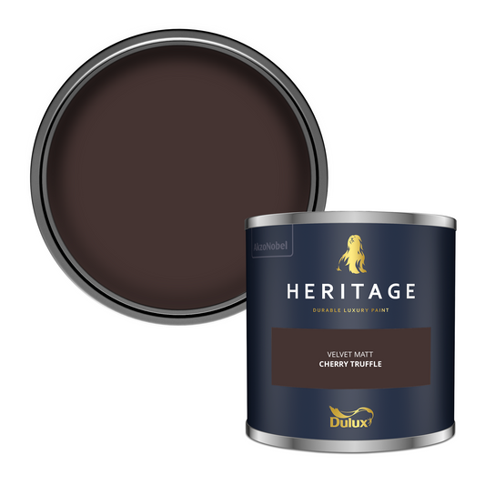 125ml Dulux Heritage Sample Pot Cherry Truffle