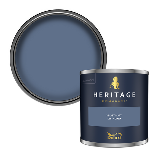 125ml Dulux Heritage Sample Pot DH Indigo