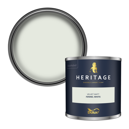 125ml Dulux Heritage Sample Pot Fennel White