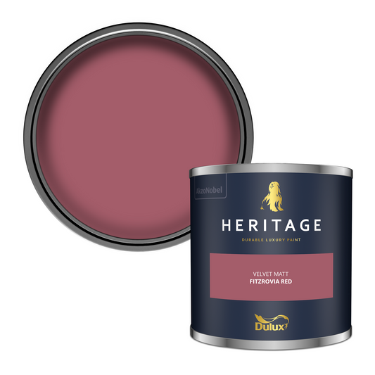 125ml Dulux Heritage Sample Pot Fitzrovia Red