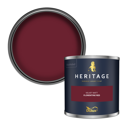 125ml Dulux Heritage Sample Pot Florentine Red