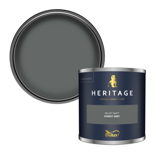 125ml Dulux Heritage Sample Pot Forest Grey