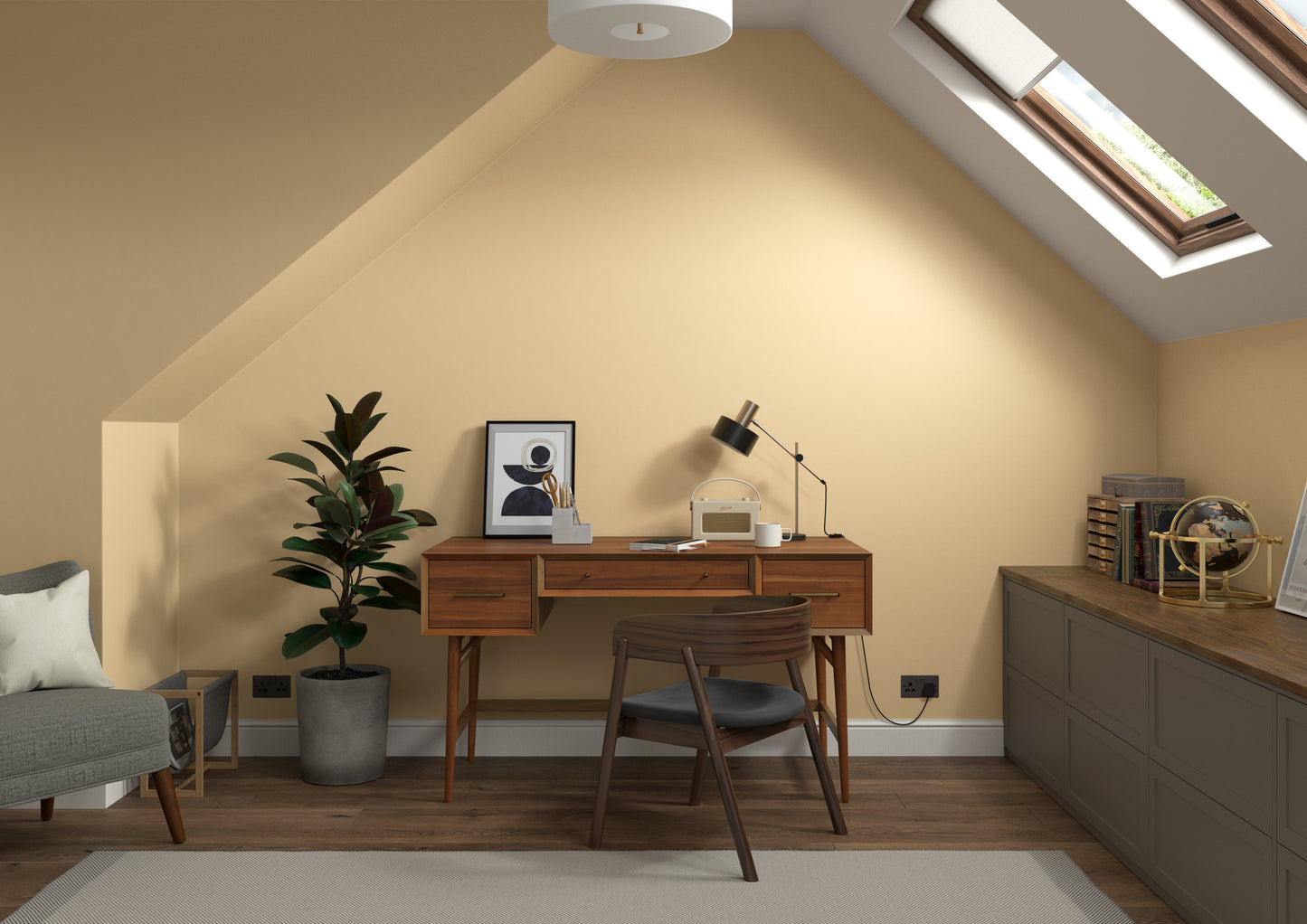125ml Dulux Heritage Sample Pot Golden Ivory