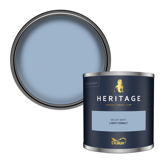125ml Dulux Heritage Sample Pot Light Cobalt