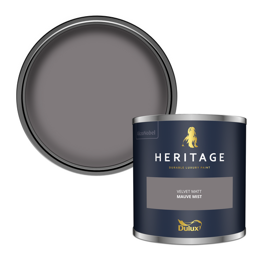 125ml Dulux Heritage Sample Pot Mauve Mist