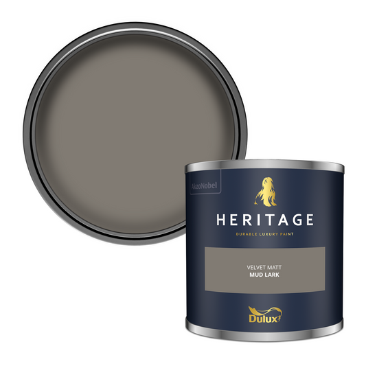 125ml Dulux Heritage Sample Pot Mud Lark