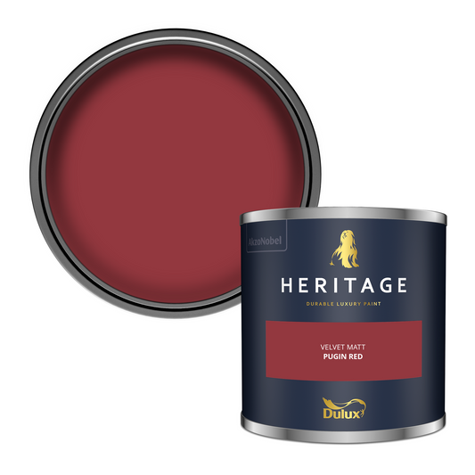 125ml Dulux Heritage Sample Pot Pugin Red