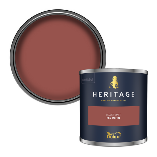 125ml Dulux Heritage Sample Pot Red Ochre