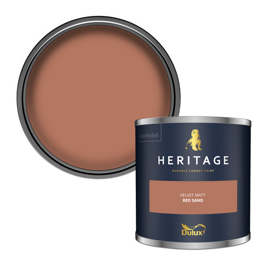 125ml Dulux Heritage Sample Pot Red Sand