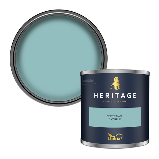 125ml Dulux Heritage Sample Pot Sky Blue