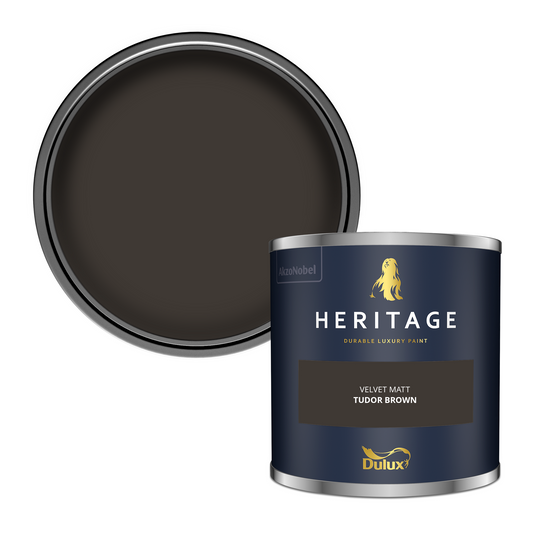125ml Dulux Heritage Sample Pot Tudor Brown