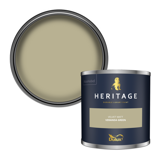 125ml Dulux Heritage Sample Pot Veranda Green