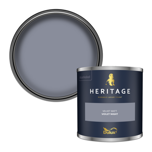 125ml Dulux Heritage Sample Pot Violet Night
