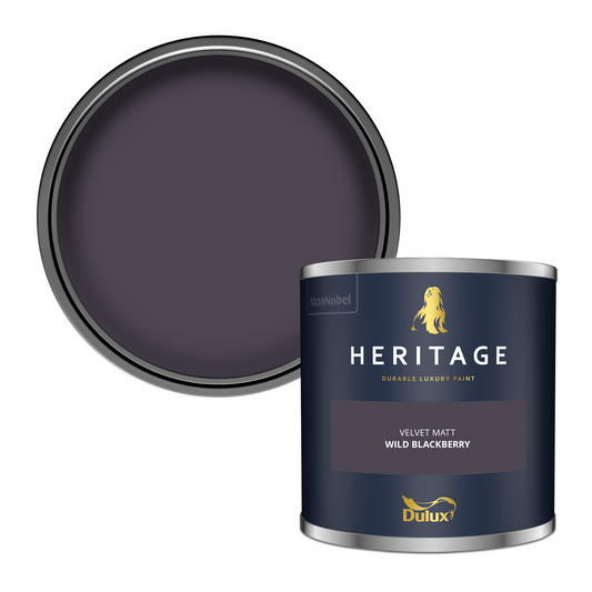 125ml Dulux Heritage Sample Pot Wild Blackberry