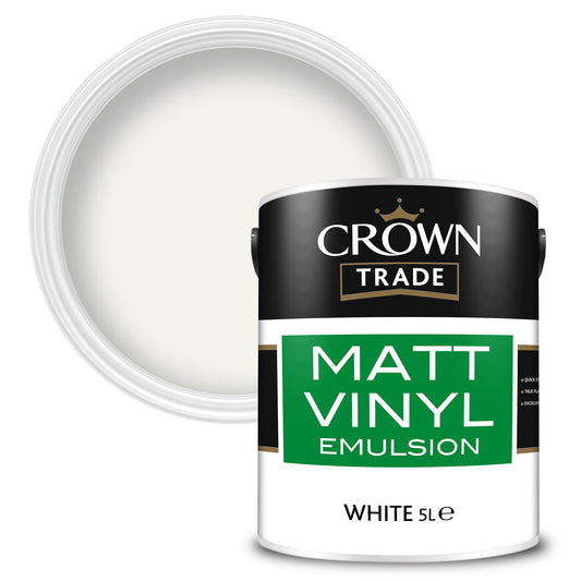 Crown Trade Vinyl Matt White