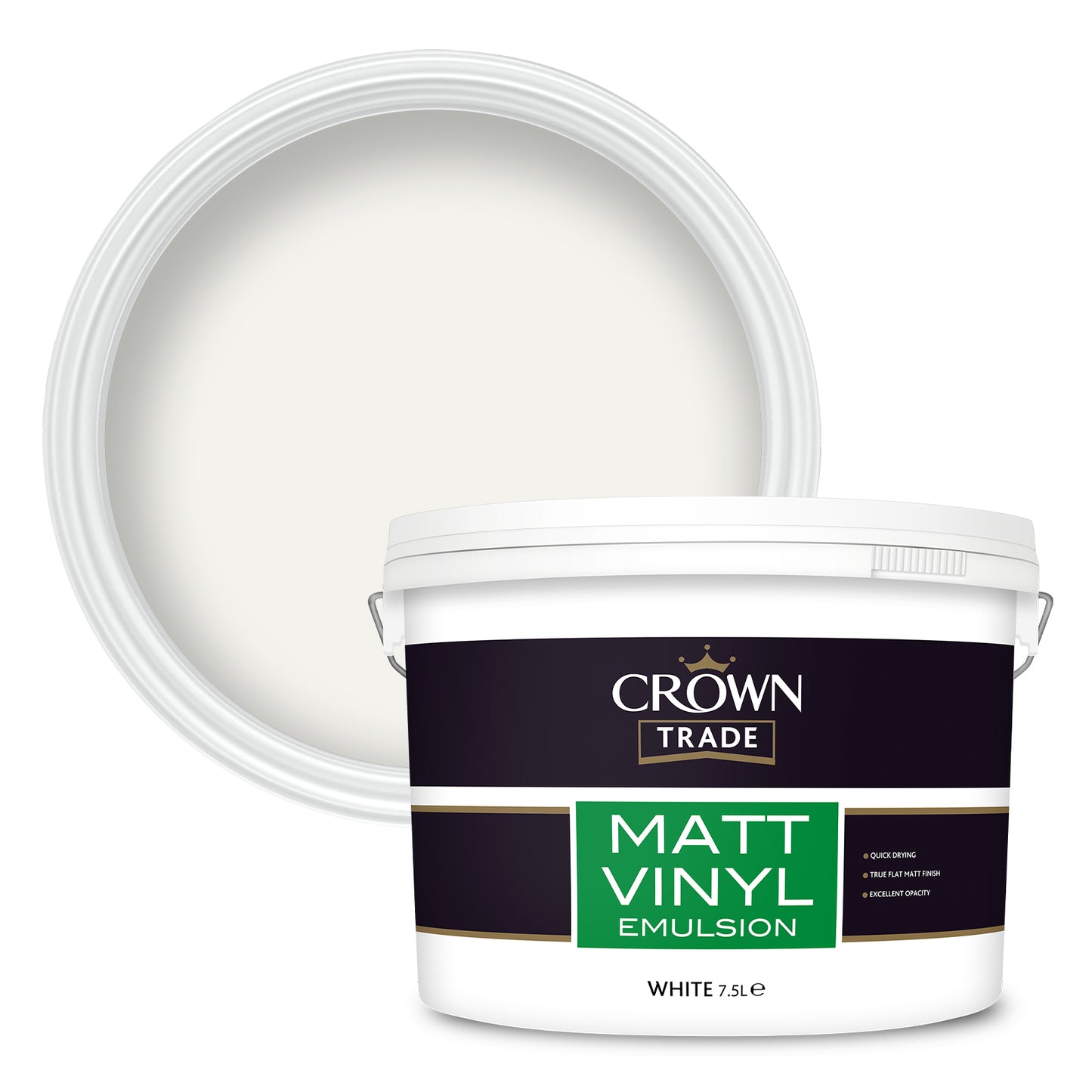 Crown Trade Vinyl Matt White