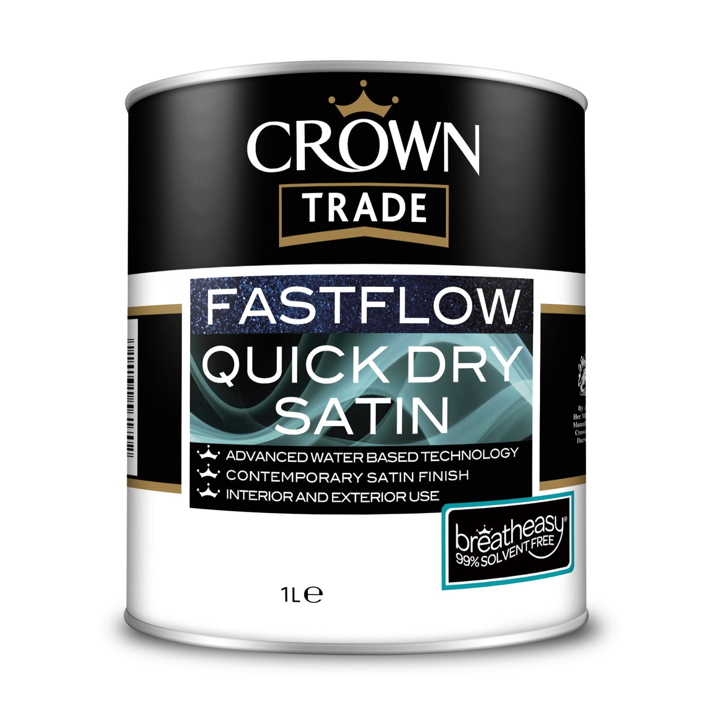 Crown Trade Fastflow Quick Dry Satin - Colour
