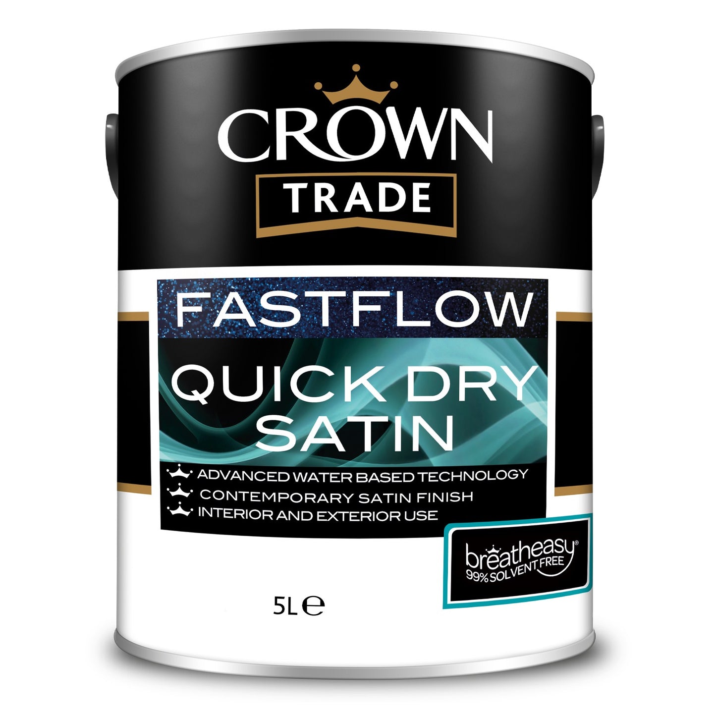 Crown Trade Fastflow Quick Dry Satin - Colour