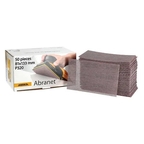 Mirka Abranet 81 x 133mm Sanding Pads (Box of 50)