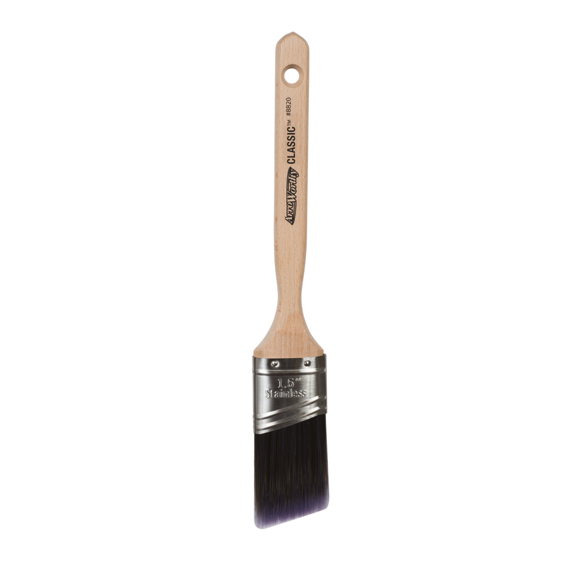 1.5" Arroworthy Classic Semi Oval Angled Cut Long Handle Paint Brush