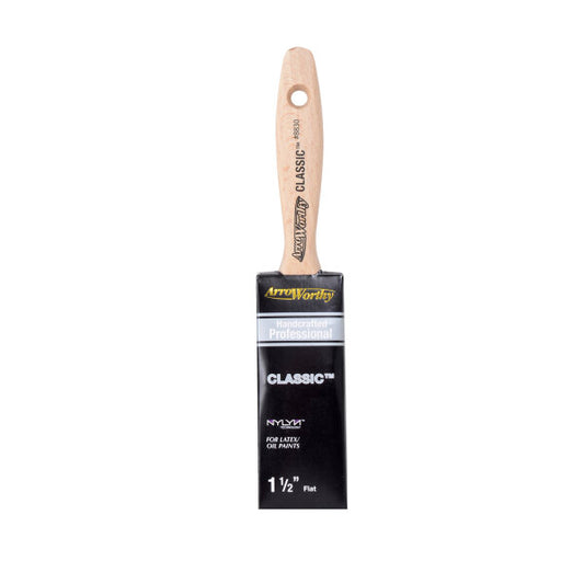 1.5" Arroworthy Classic Straight Cut Beaver Tail Paint Brush