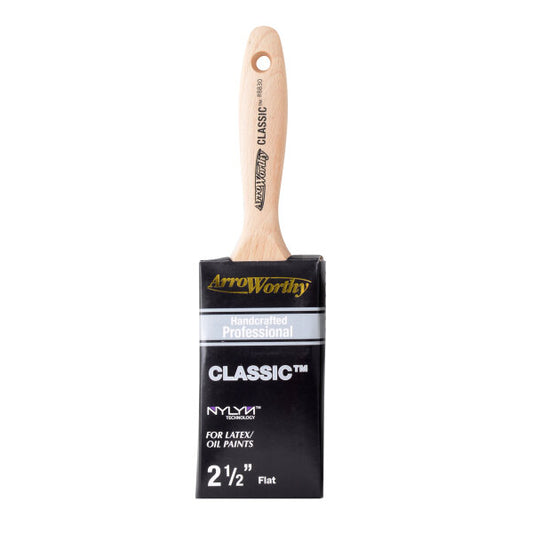 2.5" Arroworthy Classic Straight Cut Beaver Tail Paint Brush