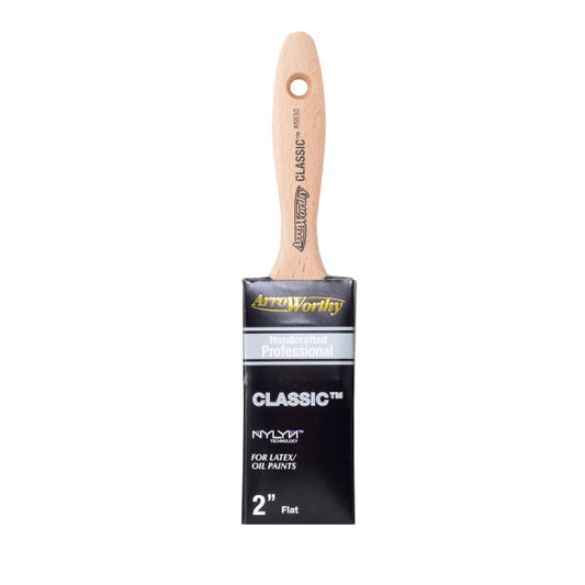 2" Arroworthy Classic Straight Cut Beaver Tail Paint Brush