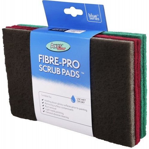 Axus Decor Blue Series Fibre-Pro Scrub Pads