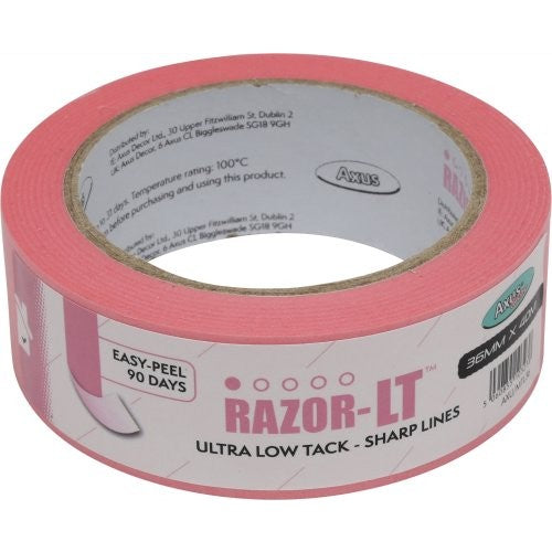 Axus Decor Razor-LT Ultra Low Tack Masking Tape - 40m