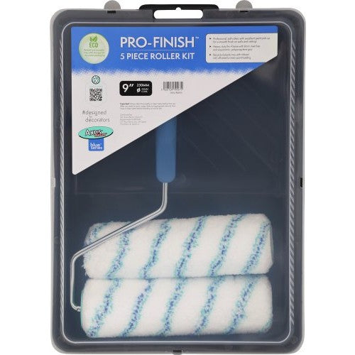 Axus Decor Blue Series Pro Finish 5 Piece Roller Kit