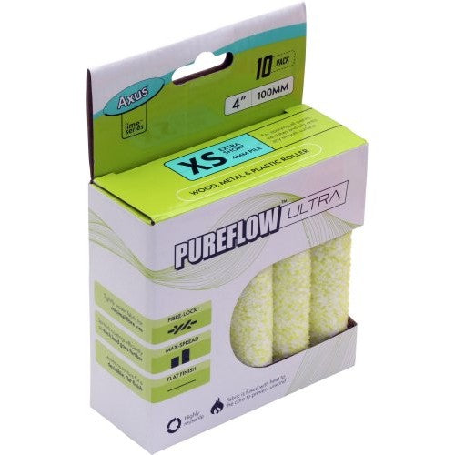 4" Axus Decor Pureflow Ultra Extra Short Pile Mini Roller Sleeve - Pack Of 10
