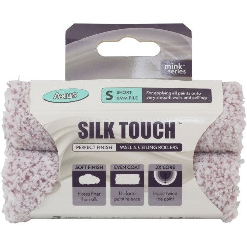 Axus Decor Silk Touch Short Pile 5" Roller Sleeve Twin Pack